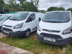 White Used 2017 Ford Transit Custom Van | £8,695 (Good price)