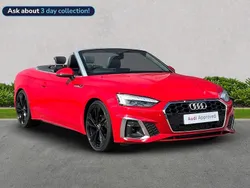 Red Used 2022 Audi A5 Cabriolet Comfort Cabriolet | £35,507