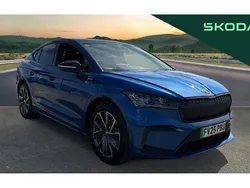 Blue Used 2025 Skoda Enyaq iV SportlinePlus SUV | £34,990 (A bit pricey)