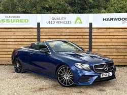 Blue Used 2020 Mercedes E220 AMG line Cabriolet | £26,890 (Fair price)