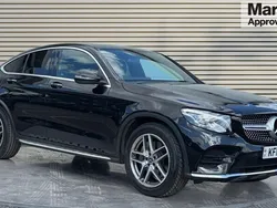 Black Used 2018 Mercedes GLC250 AMG Line Premium Coupe | £23,997 (Fair price)