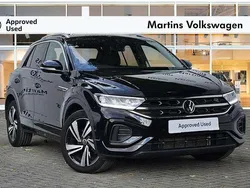 Black Used 2022 VW T-Roc R-line SUV | £22,995 (Fair price)