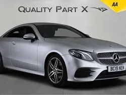 Silver Used 2019 Mercedes E220 AMG line Coupe | £20,480 (Super price)