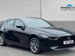 Black Used 2021 Mazda 3 Hatchback | £14,350 (Good price)