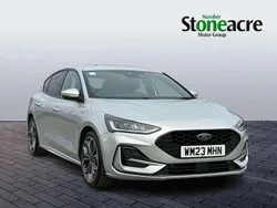 Silver Used 2023 Ford Focus ST-Line X Hatchback | £15,475 (Fair price)