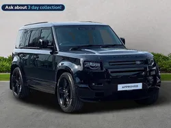 Black Used 2022 Land Rover Defender HSE Dynamic SUV | £61,642 (A bit pricey)