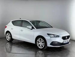 White Used 2021 Seat Leon SE Dynamic Hatchback | £13,250 (Fair price)