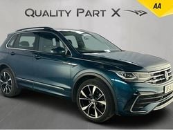 Blue Used 2021 VW Tiguan R-line SUV | £19,390 (Good price)
