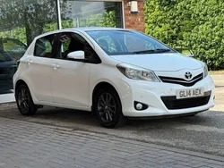White Used 2014 Toyota Yaris Plus Hatchback | £6,350 (Good price)
