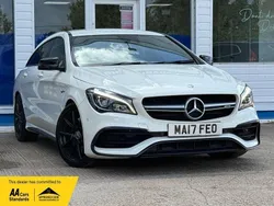 White Used 2016 Mercedes CLA45 AMG Shooting Brake AMG Estate | £19,250