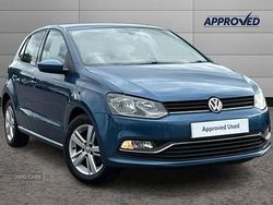 Blue Used 2017 VW Polo Edition Hatchback | £9,495 (Fair price)