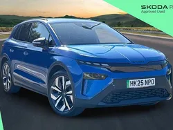 Race blue metallic Used 2025 Skoda Elroq SportLine SUV | £31,400