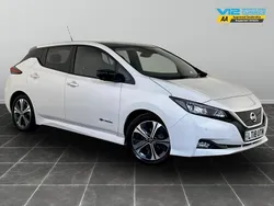 White Used 2018 Nissan Leaf Tekna Hatchback | £7,295 (Good price)