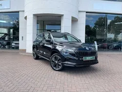 Black magic pearl effect Used 2022 Skoda Karoq SportLine SUV | £25,990 (Fair price)