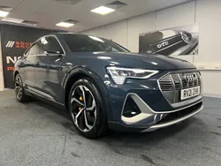 Blue Used 2021 Audi e-tron Advanced SUV | £30,000