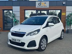 White Used 2018 Peugeot 108 Active Hatchback | £4,295 (Fair price)