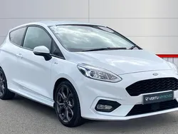 White Used 2018 Ford Fiesta ST-Line Hatchback | £8,969 (Fair price)