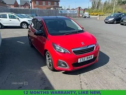 Red Used 2019 Peugeot 108 Allure Hatchback | £6,995 (Fair price)