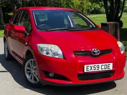 Red Used 2009 Toyota Auris Hatchback | £4,995 (Fair price)
