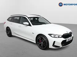 White Used 2022 BMW 330e M Sport Estate | £25,799 (Fair price)