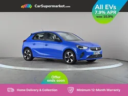 Blue Used 2020 Vauxhall Corsa-e Hatchback | £9,597 (Fair price)