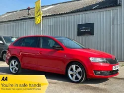 Red Used 2015 Skoda Rapid Sport Hatchback | £6,990 (Fair price)