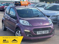Purple Used 2013 Peugeot 107 Allure Hatchback | £2,475 (Fair price)