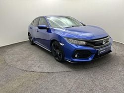 Brilliant sporty blue Used 2019 Honda Civic Sport Hatchback | £14,490 (Good price)