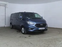 Blue Used 2022 Ford Transit Custom Limited Van | £19,995 (Expensive)