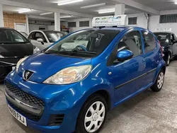 Blue Used 2009 Peugeot 107 Hatchback | £3,995 (Fair price)