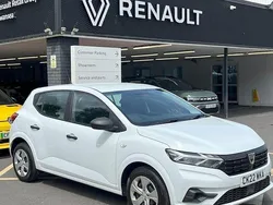 White Used 2022 Dacia Sandero Essentiel Hatchback | £9,245 (Fair price)