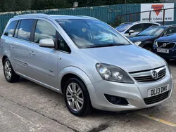 Silver Used 2013 Vauxhall Zafira Design Edition MPV | £1,150 (Good price)