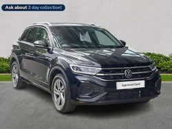 Black Used 2025 VW T-Roc R-line SUV | £29,247 (Fair price)