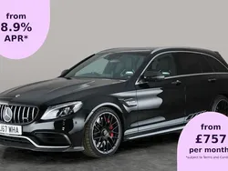 Black Used 2017 Mercedes C63 AMG Premium Estate | £37,828 (Fair price)