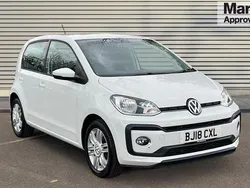 White Used 2018 VW up! Highline Hatchback | £7,647 (Good price)
