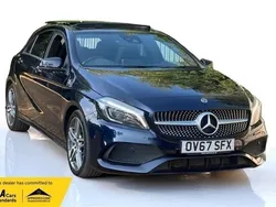Blue Used 2017 Mercedes A200 AMG line Hatchback | £13,750 (Fair price)