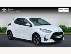 White Used 2024 Toyota Yaris Hybrid Design Hatchback | £19,934 (Fair price)