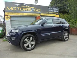 Blue Used 2015 Jeep Grand Cherokee Overland SUV | £12,495 (Fair price)