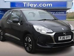 Black Used 2016 DS Automobiles DS3 Chic Hatchback | £4,790 (Fair price)