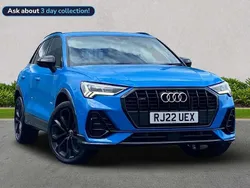 Blue Used 2022 Audi Q3 Black Edition SUV | £32,081 (A bit pricey)
