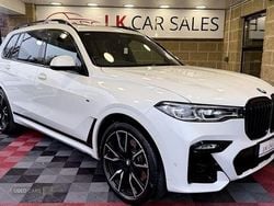 White Used 2020 BMW X7 M Sport SUV | £42,995 (Expensive)