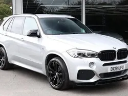 Silver Used 2018 BMW X5 M Sport SUV | £26,350 (Fair price)