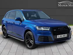 Blue Used 2016 Audi Q7 S-Line SUV | £23,495 (Expensive)