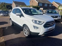 White Used 2018 Ford Ecosport Titanium SUV | £11,500 (Fair price)