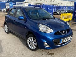 Blue Used 2015 Nissan Micra Acenta Hatchback | £3,495 (Good price)