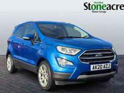 Blue Used 2020 Ford Ecosport Titanium SUV | £10,750 (Fair price)