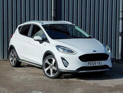 White Used 2019 Ford Fiesta Active Hatchback | £10,298 (Fair price)