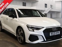 White Used 2021 Audi A3 Sportback Design Hatchback | £22,800