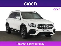White Used 2021 Mercedes GLB200 AMG line SUV | £25,999 (Fair price)