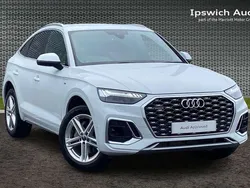 White Used 2024 Audi Q5 Sportback S-Line SUV | £39,100 (Super price)